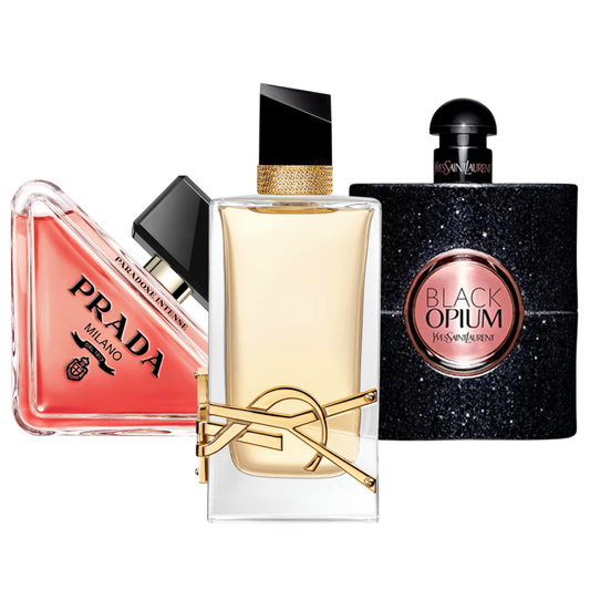 Combo 3 perfumes | Prada Paradox,  Black Opium Yves Saint Laurent, Libre 100ml