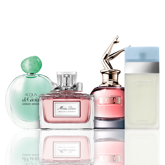 Combo 4 Perfumes | Acqua di Gioia, Light Blue, Scandal, Miss Dior 100ML